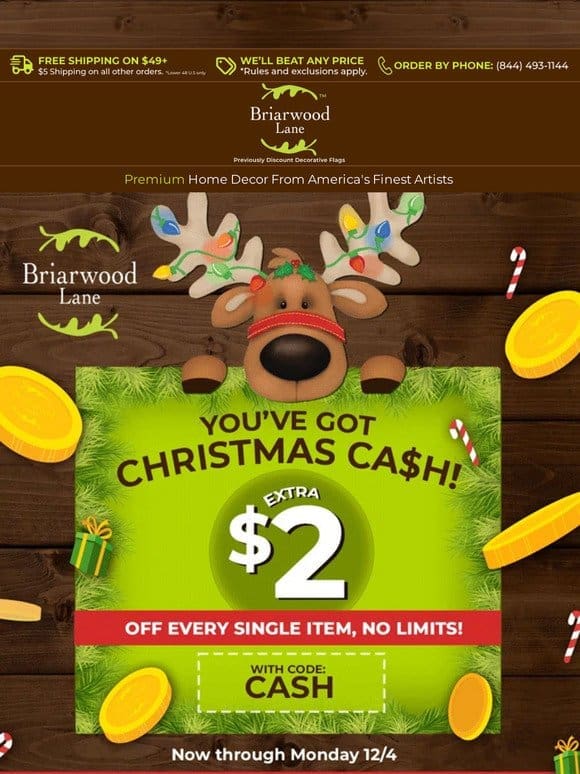 Have you redeemed your Christmas Cash?