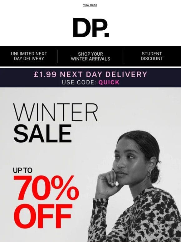 Have you shopped our winter sale?