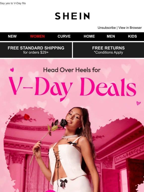 Head Over Heels 4 V-Day Deals