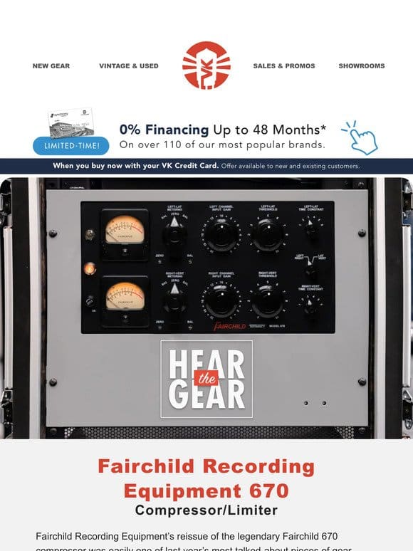 Hear The Gear: Fairchild 670 Compressor
