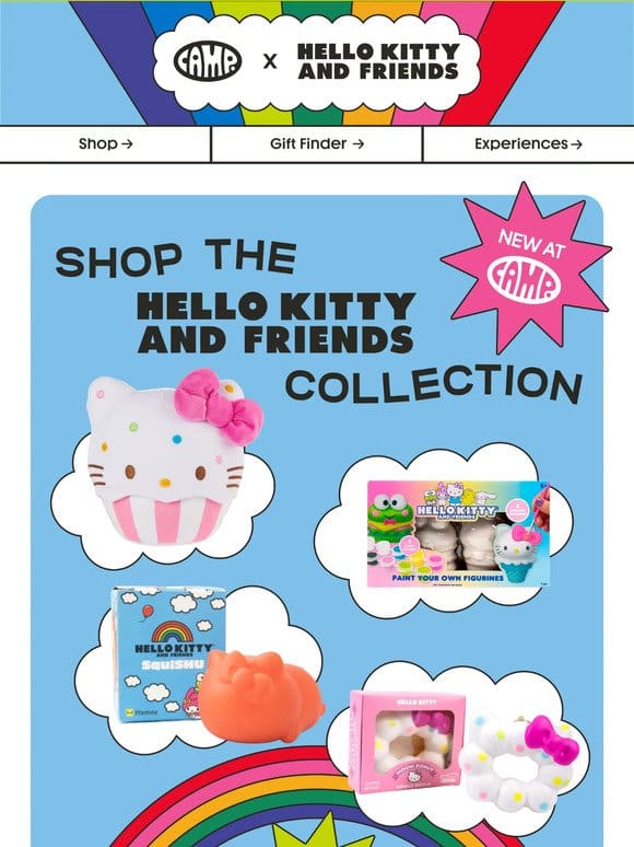 Hello Kitty Cuteness   New Toys At CAMP!