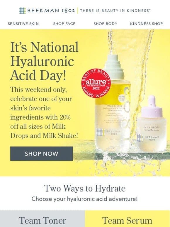 Here’s 20% Off Our Favorite Hydrators