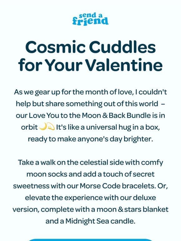 Hey， looking for a stellar Valentine’s gift?