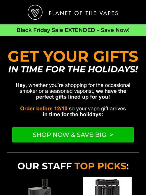 Hey， want to get your gifts on time?