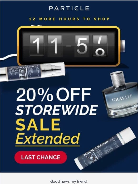 [High Demand] Sale Extended For 12 More Hours