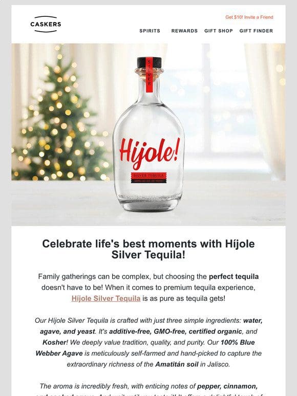 Híjole Premium Tequila: Crafted with just three simple ingredients