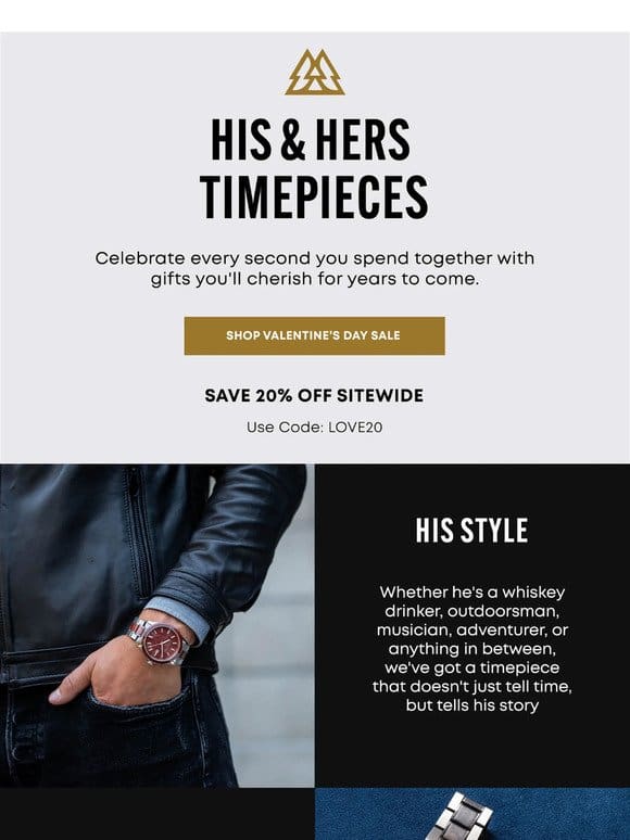 His & Hers – Timepieces for your Valentine