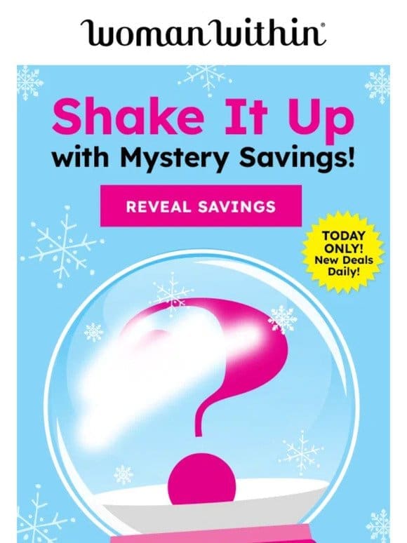 Hmm… These Savings Are A Total Mystery! Open Now!