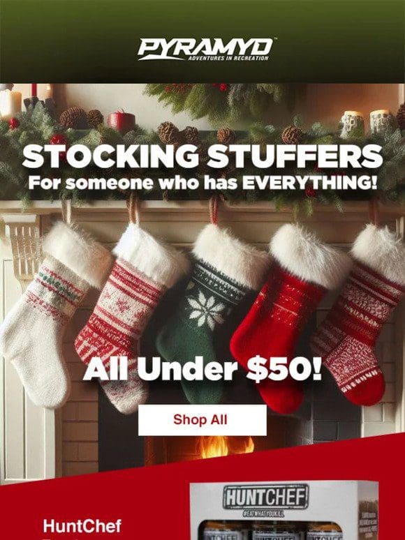 Ho-Ho-Hurry: Stocking Stuffers Under $50
