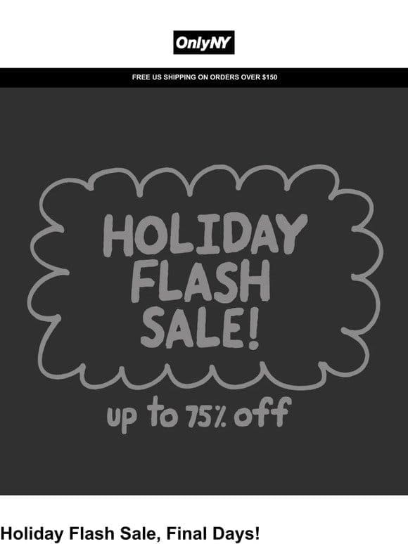 Holiday Sale Final Days!