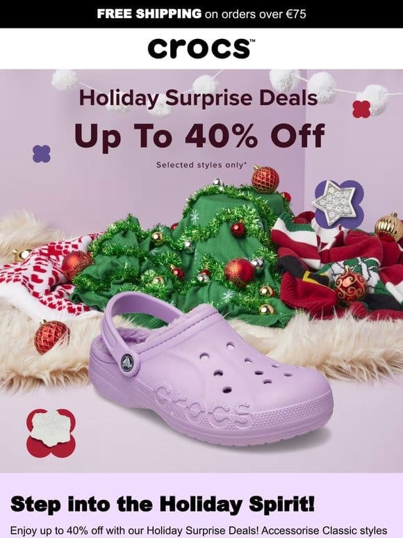 Holiday Surprise Deals are here!