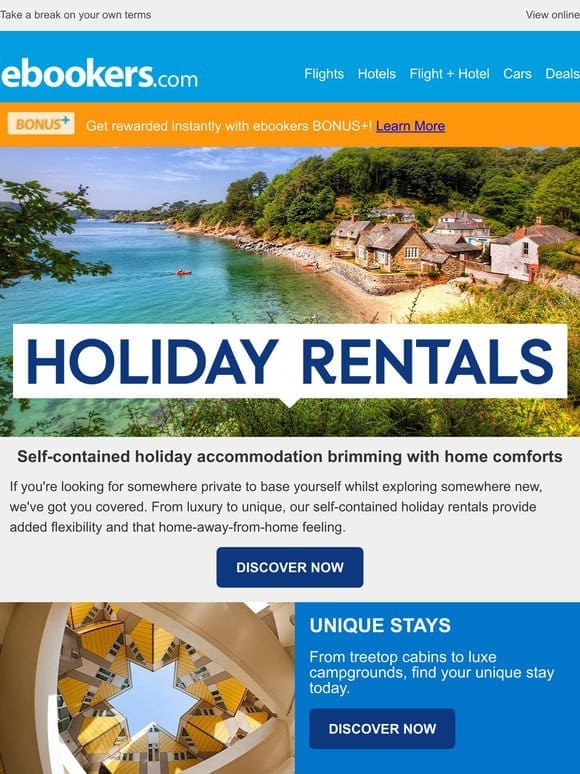 Holiday rentals for every type of trip