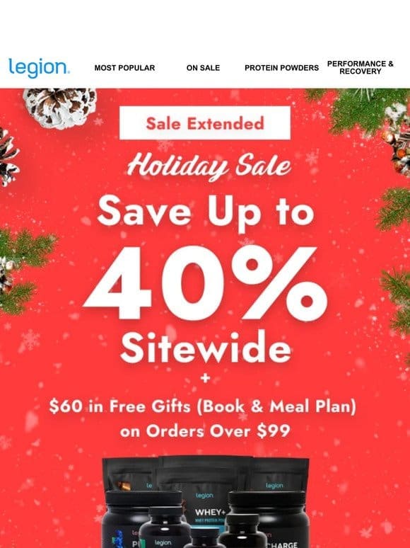 Holiday sale EXTENDED