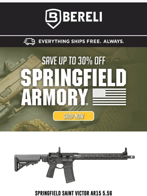 Holy Smokes!   Springfield Armory Up To 30% Off!