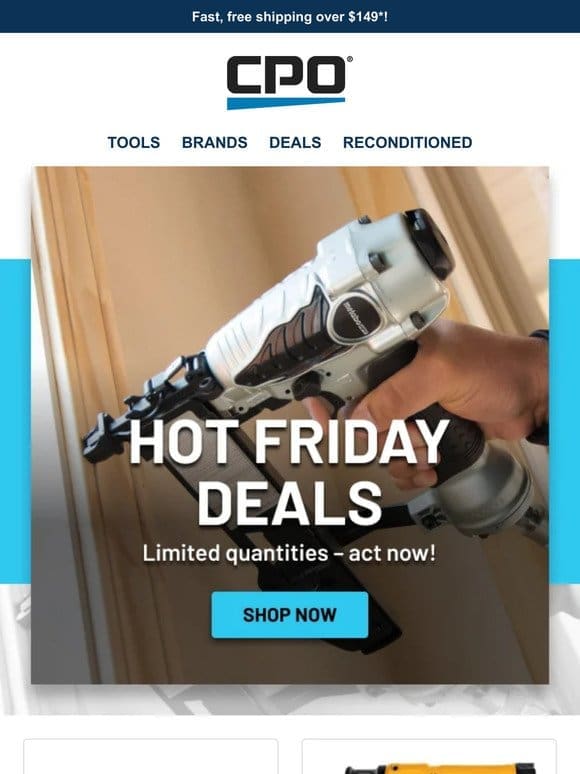 Hot Friday Deals: Limited Stock， Unlimited Savings!