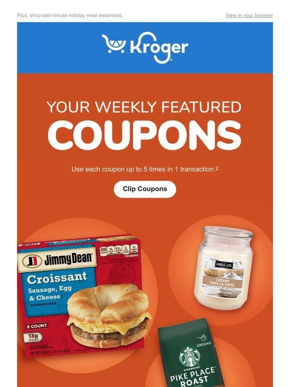 Hot Weekly Digital Coupons   | | Locked In   Low Prices | Last-minute Meals