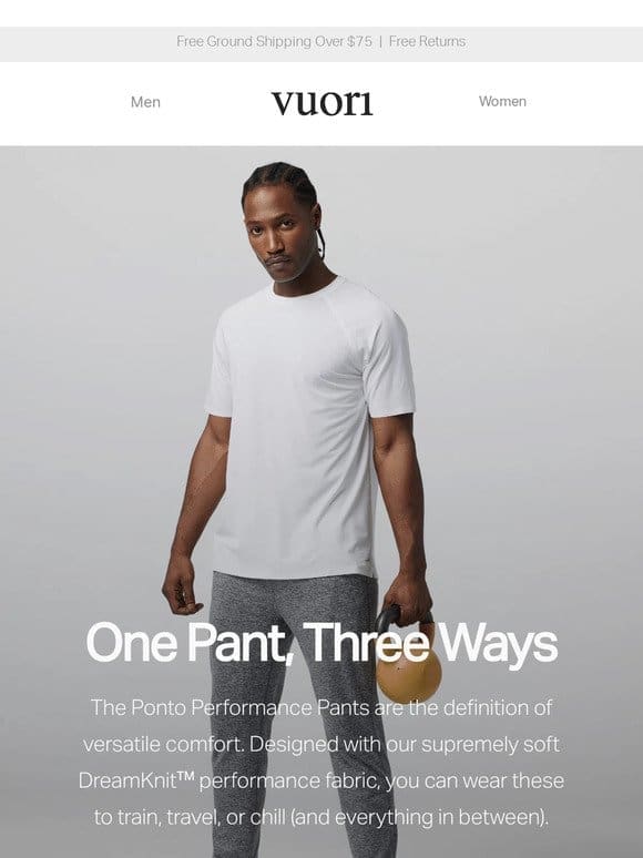 How To Style: Ponto Performance Pant