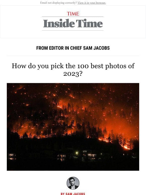 How do you pick the 100 best photos of 2023?
