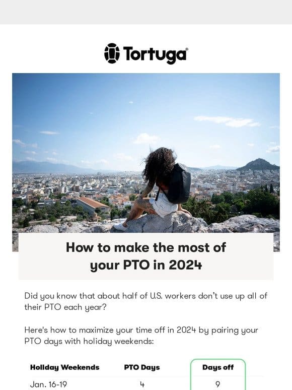 How to make the most of your PTO in 2024
