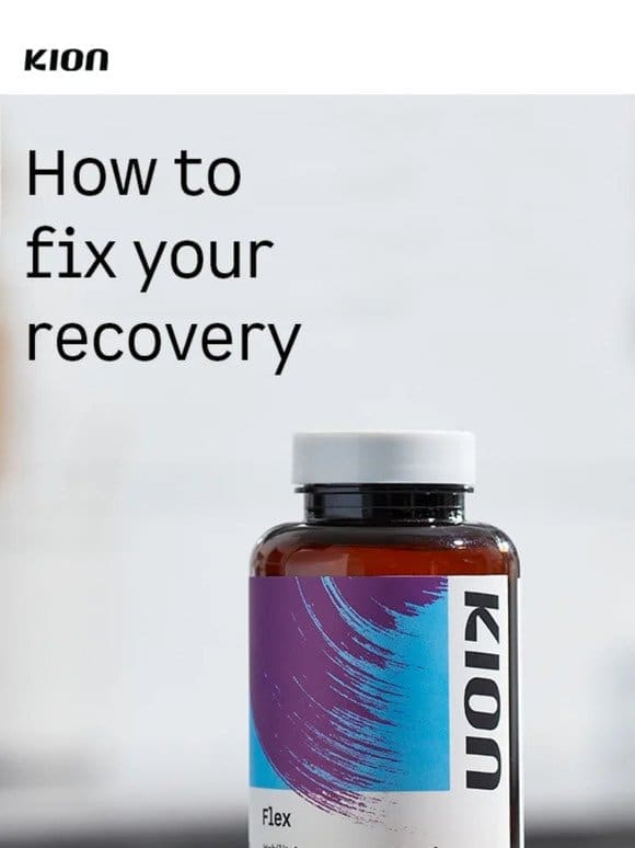 How to recover faster