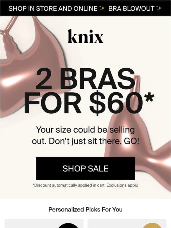 Huge Bra Sale to end the year right