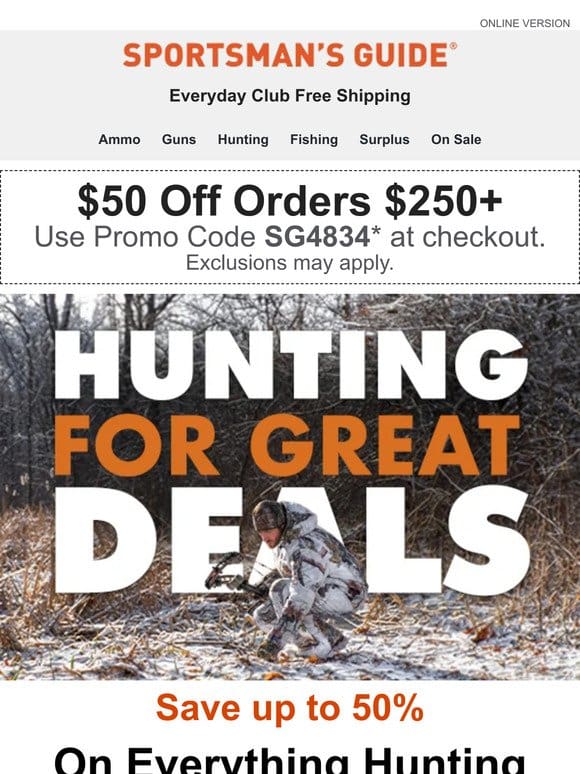 Hunting For a Deal? The Search Ends Here.