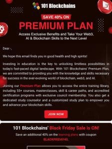 Hurry! Don’t Miss 101 Blockchains’ Biggest Discount to Date ⏳