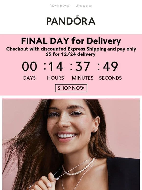 Hurry! Final Day: Secure Your Gifts with $5 Express Shipping Today!