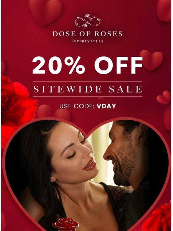 Hurry! Valentine’s Day Sales Ends Tonight!