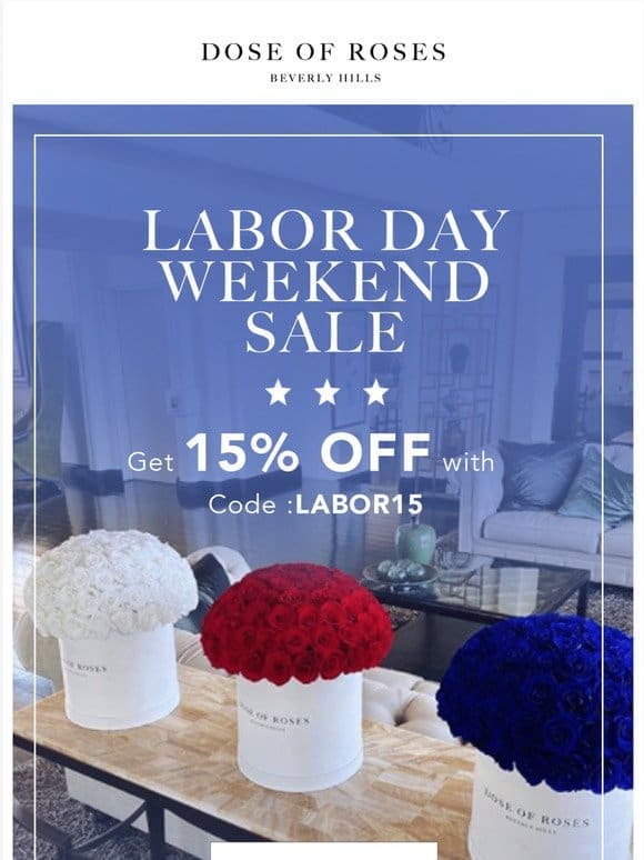 ICYMI Extended Labor Day Sale