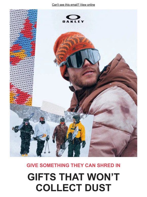 Ice Out Their Look With Oakley Gifts