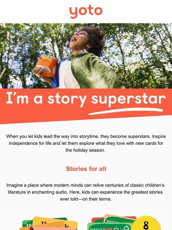 “I’m a storytime superstar”
