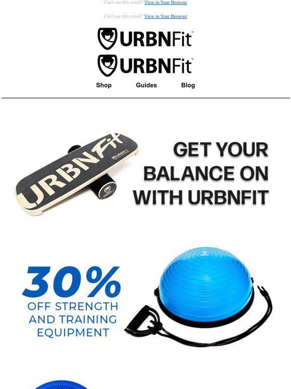 Improve your balance with 30% off!