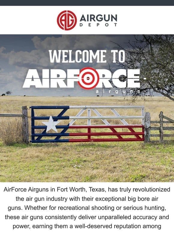 In-Stock: AirForce Airguns