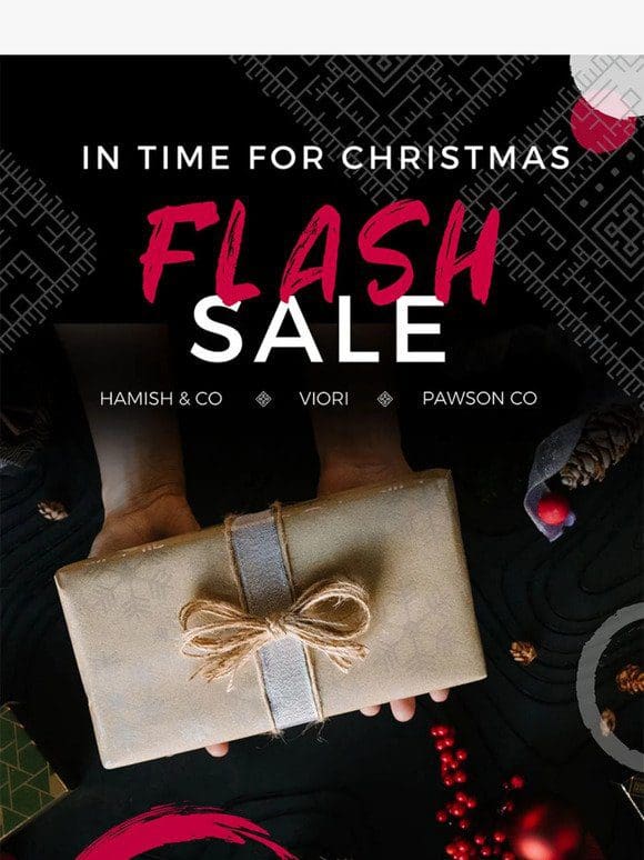 In-Time for Christmas FLASH SALE!