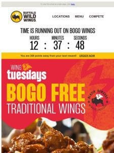 In the mood for FREE traditional wings?
