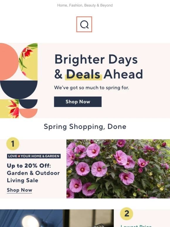 Inside: Deals for Brighter Days