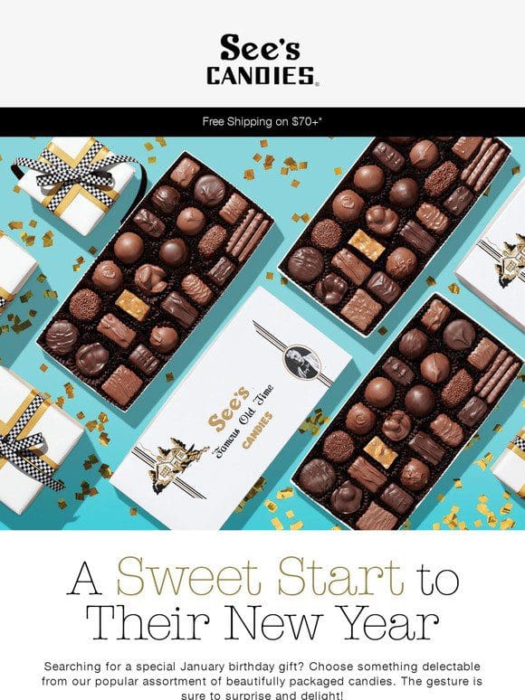 Inside: Delicious Gifts for January Birthdays