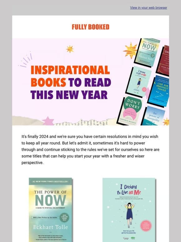 Inspirational Books to Read this New Year