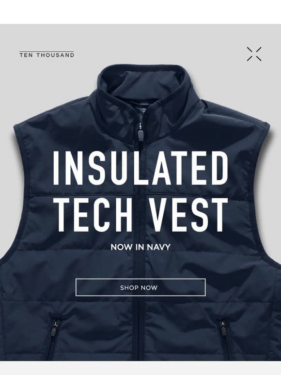 Insulated Tech Vest | Pre-Order Now