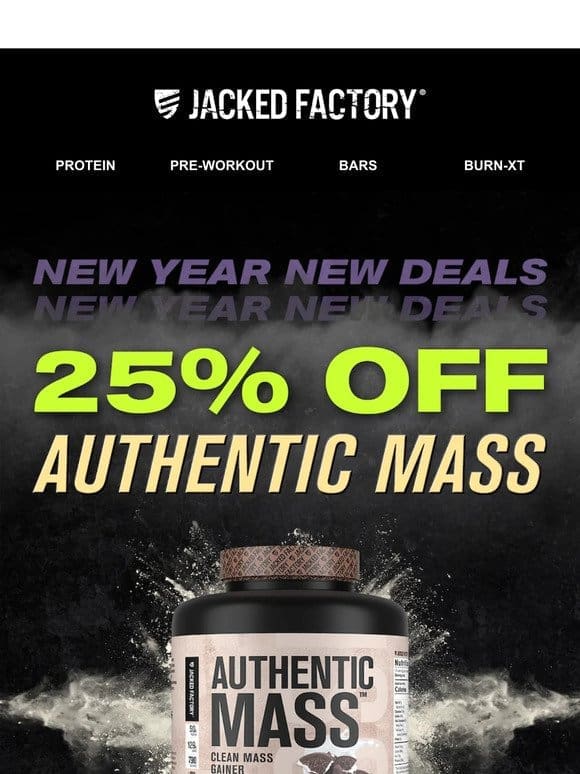 Introducing Authentic Mass at 25% OFF!