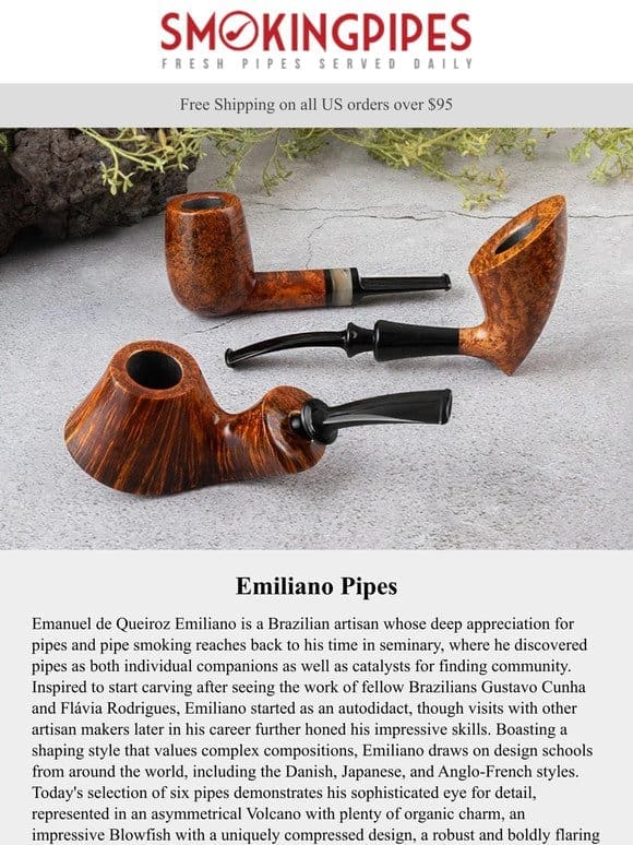 Introducing Emiliano Pipes | Now Available