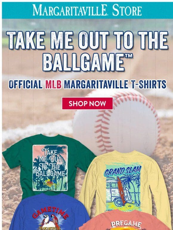 Introducing Margaritaville X MLB T-shirt Collection