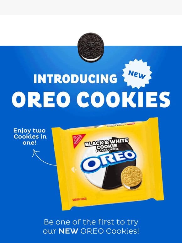 Introducing: NEW OREO Cookies