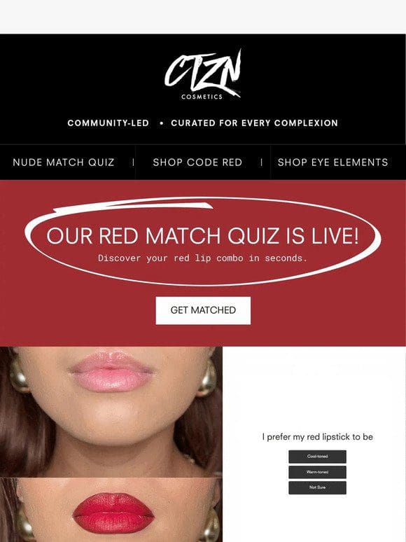 Introducing the Red Match Quiz!