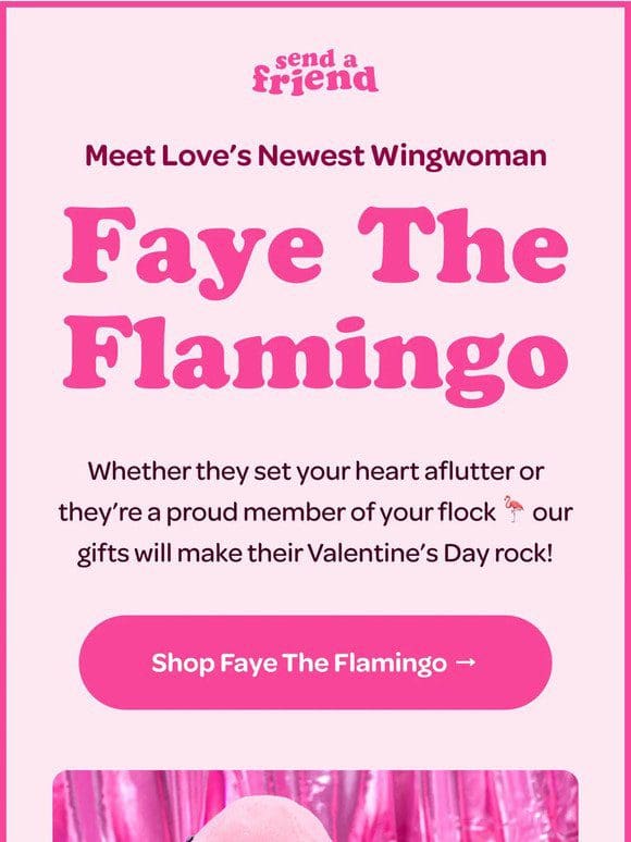 Introducing… Faye the Flamingo!