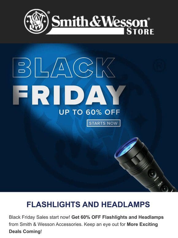 It Begins! 60% OFF Flashlights And Headlamps!