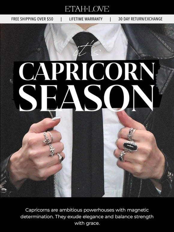 It’s Capricorn Season ♑