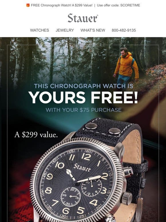 It’s HOT outside. How about a cool watch for FREE?