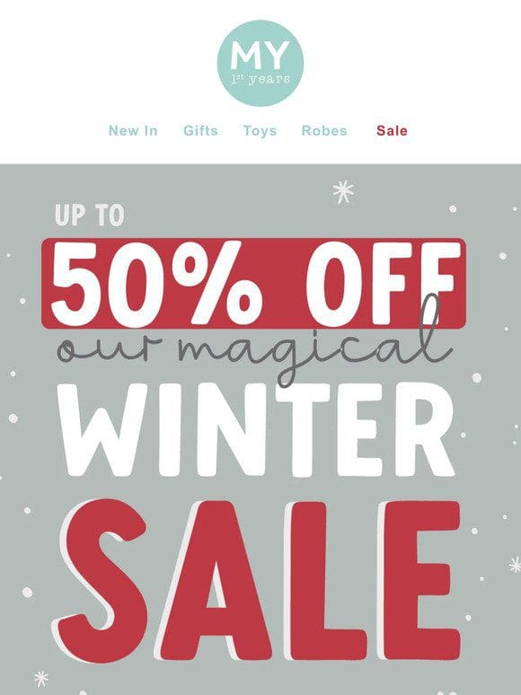 It’s On! Our Annual Winter Sale